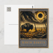 North Dakota | Gotische kunst Briefkaart (Voorkant / Achterkant)