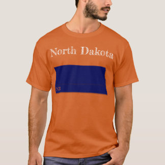 North Dakota Interstates [Navy Blue Design] T-shirt