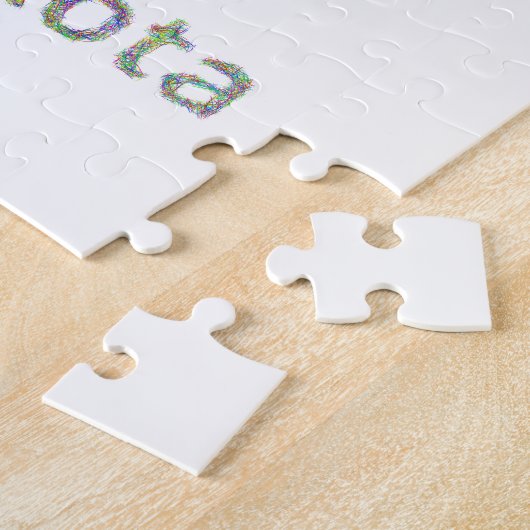 North Dakota-kaart Legpuzzel (Zijkant)