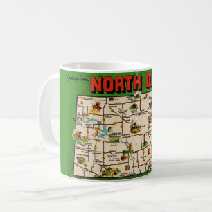North Dakota Kaart Mok