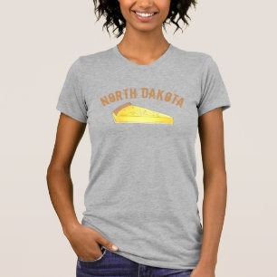 North Dakota Kuchen Custard Cake Slice ND Dessert T-shirt