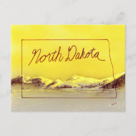 North Dakota Land Briefkaart