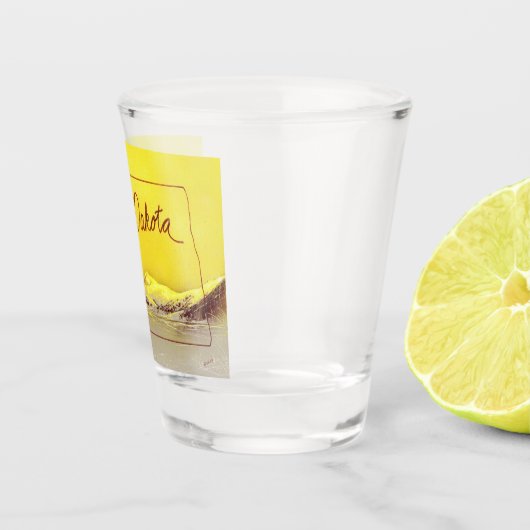 North Dakota Land Shot Glas (Rechts)