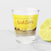 North Dakota Land Shot Glas (Voorkant)