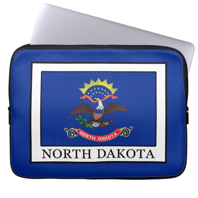 North Dakota Laptop Sleeve (Voorkant)