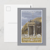 North Dakota, Lewis en Clark Trail, Briefkaart (Voorkant / Achterkant)