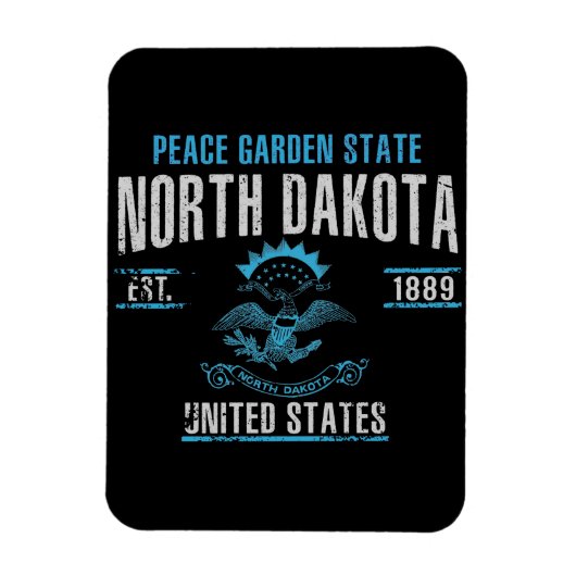 North Dakota Magneet (Verticaal)