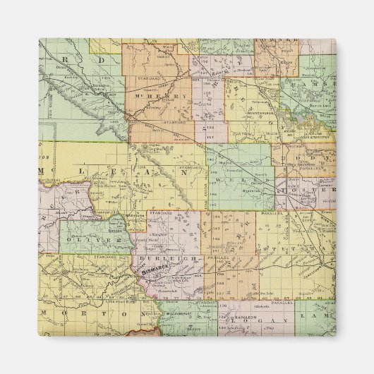 North Dakota Magneet (Voorkant)