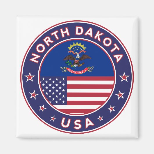 North Dakota Magneet (Voorkant)