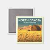  North Dakota Magneet (Voorkant / Achterkant)