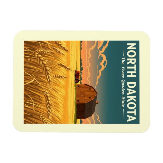 North Dakota Magneet (Horizontaal)