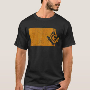 North Dakota Masons Grand Lodge Vrijmetselaar Vade T-shirt