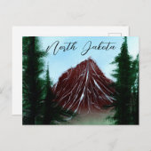 North Dakota Mountain Runoff Briefkaart (Voorkant / Achterkant)