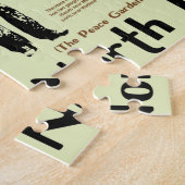 North Dakota National Parks Infographic Map Legpuzzel (Zijkant)