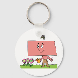 North Dakota Native American Travel Souvenir Sleutelhanger