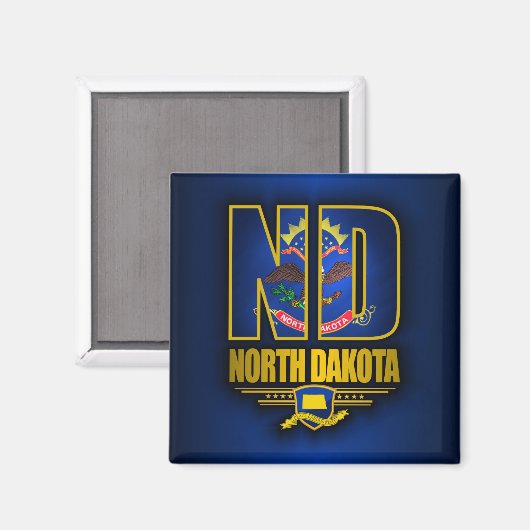 North Dakota (ND) Magneet (Voorkant / Achterkant)