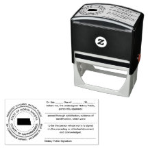 North Dakota Notary publieke erkenningsstempel