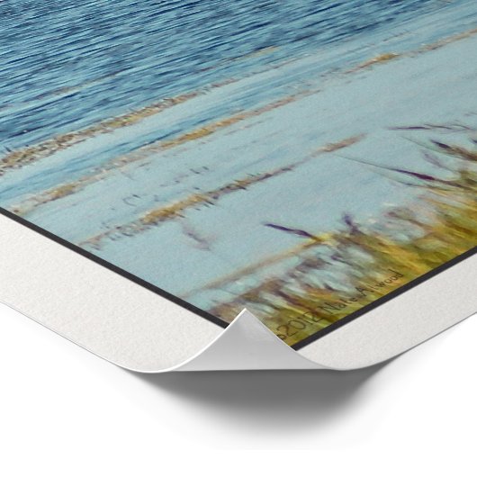 North Dakota - Old Farmstead - Green Poster (Hoek)