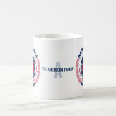 North Dakota Patriotic Circular Monogram Mok (Center)