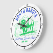 North Dakota Peace Garden State Bison Grote Klok (Hoek)