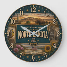 North Dakota Peace Garden State Prairie Rustic
