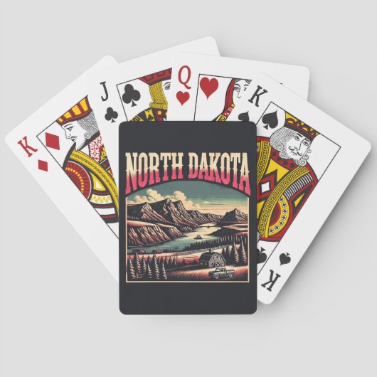 North Dakota Pokerkaarten (Achterkant)