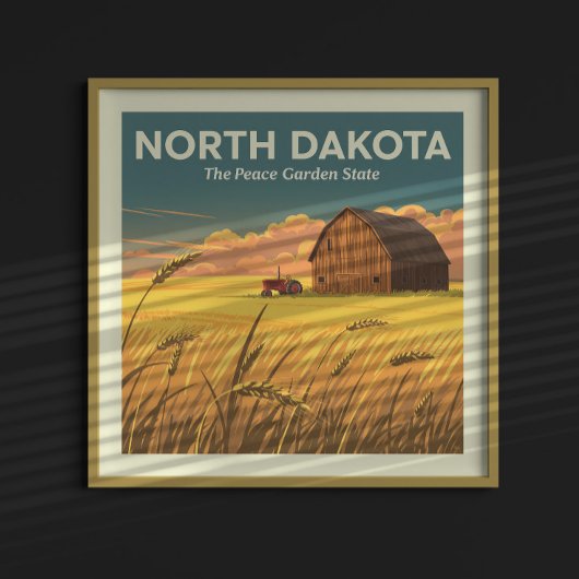  North Dakota Poster