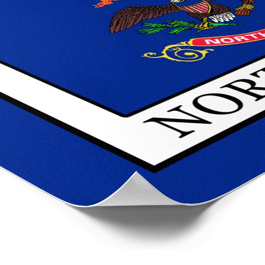 North Dakota Poster (Hoek)