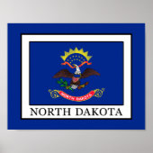 North Dakota Poster (Voorkant)