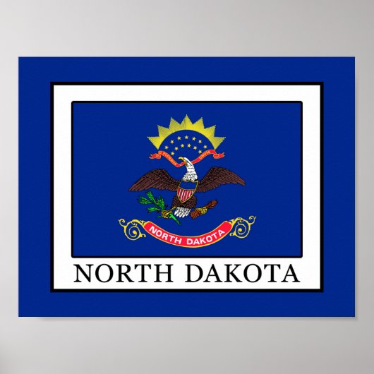 North Dakota Poster (Voorkant)