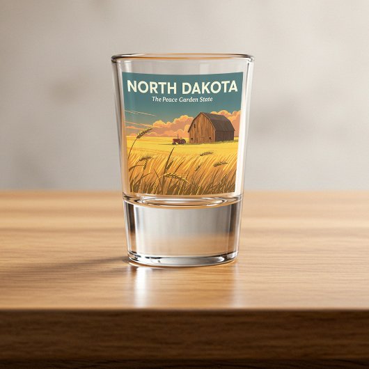 North Dakota Shot Glas