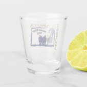 North Dakota Shot Glass Shot Glas (Achterkant)