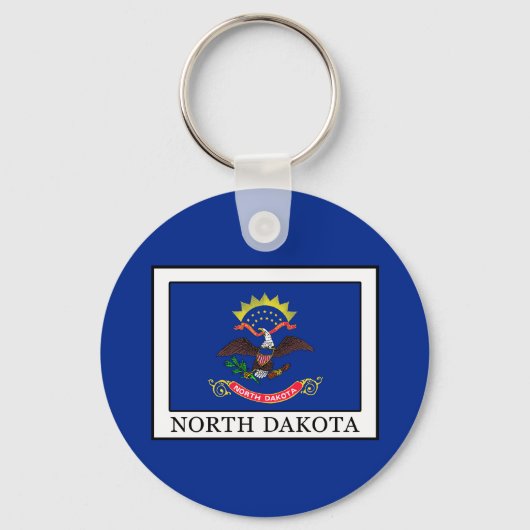 North Dakota Sleutelhanger (Voorkant)