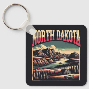 North Dakota Sleutelhanger