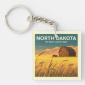 North Dakota Sleutelhanger (Voorkant)