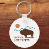 North Dakota Sleutelhanger (Voorkant)