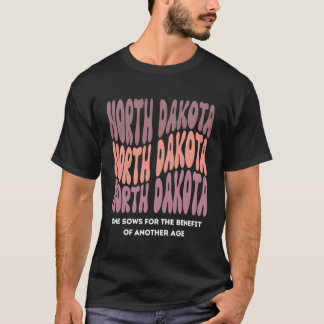 North Dakota Slogan staat North Dakota T-shirt