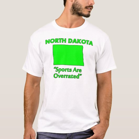 North Dakota - Sport Is Overschat T-shirt (Voorkant)