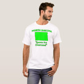 North Dakota - Sport Is Overschat T-shirt (Voorkant volledig)
