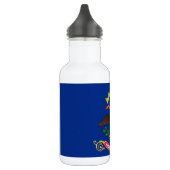 North Dakota Staatsvlag Vrijheidsfles Waterfles (Links)