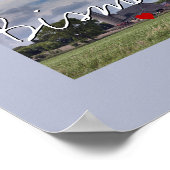 North Dakota State Photo insert and town name Poster (Hoek)