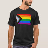 North Dakota State Pride LGBTQ Progress Pride T-shirt (Voorkant)