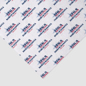 North Dakota State Pride Tissue Papier (Detail)