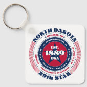 North Dakota State Sleutelhanger (Voorkant)