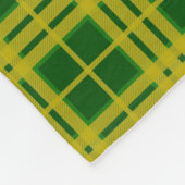 North Dakota State University Bison Tartan Fleece Deken (Hoek)