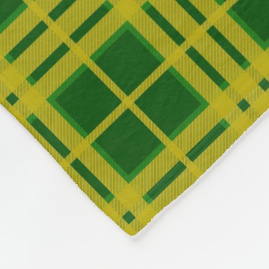 North Dakota State University Bison Tartan Fleece Deken (Hoek)