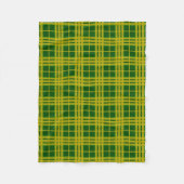 North Dakota State University Bison Tartan Fleece Deken (Voorkant)