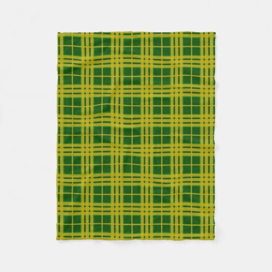 North Dakota State University Bison Tartan Fleece Deken (Voorkant)