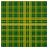 North Dakota State University Bison Tartan Stof (Close Up)
