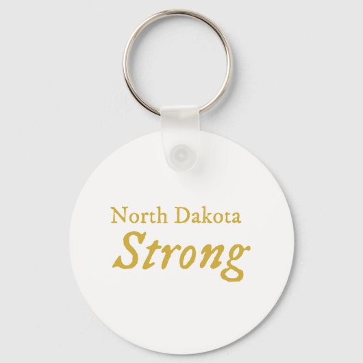 North Dakota Strong Sleutelhanger (Voorkant)